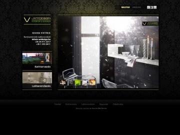 V-artdesign weboldal készítés referencia